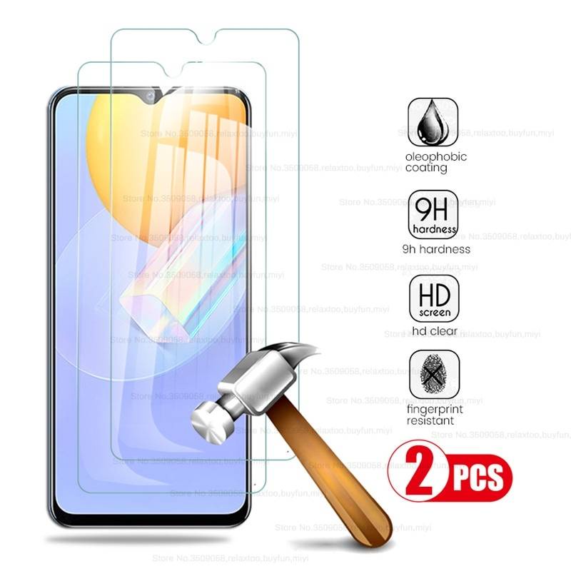 2pcs protective glass for vivo y 11 12 20 31 91c v20 pro se v17 y11 y11s y12 y17 y20 y20i y31 y91c screen protector cover film