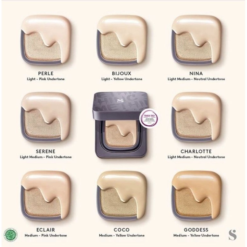 SOMETHINC COPY PASTE BREATHABLE MESH CUSHION SPF 33 PA++SOMETHINC Hooman Breathable UV Cushion Cover SPF 35 PA++++ 15gr