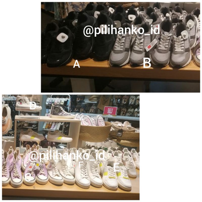 Sepatu Rubi Original Shoes Low Rise Sneakers High Trainers - SALE