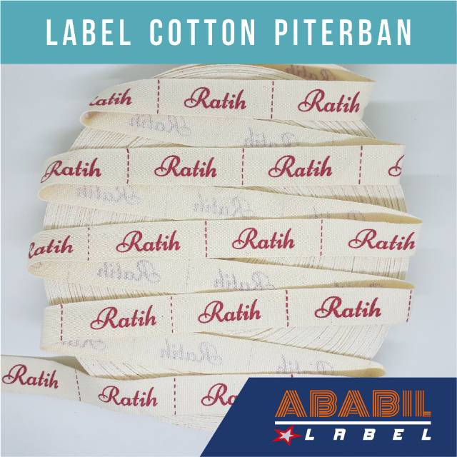 

Label baju murah / Label cotton piterban / Label katun