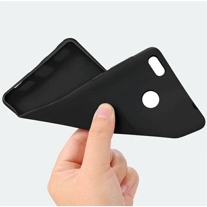 Casing Realme C25Y SoftCase Black Matte