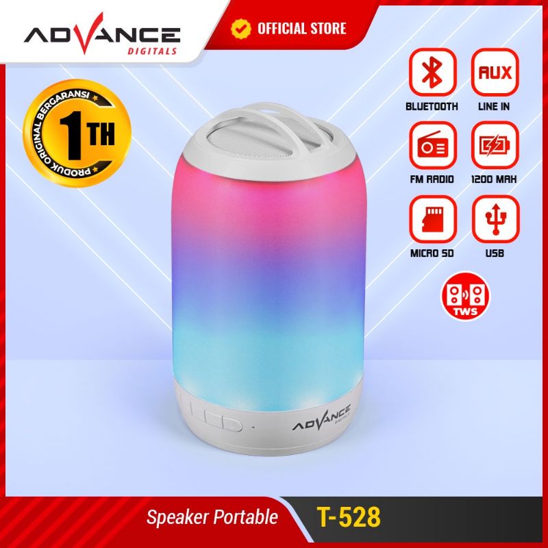 Advance Speaker Portable Bluetooth T 528 / T528