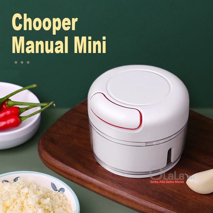 Blender Chopper Mini Tarik Tanpa Listrik/ Blender Mini Manual- Chopper Manual Tarik -SC