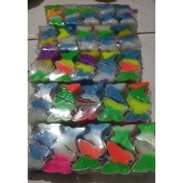 40pcs slem pelangi//slem kupu kupu super