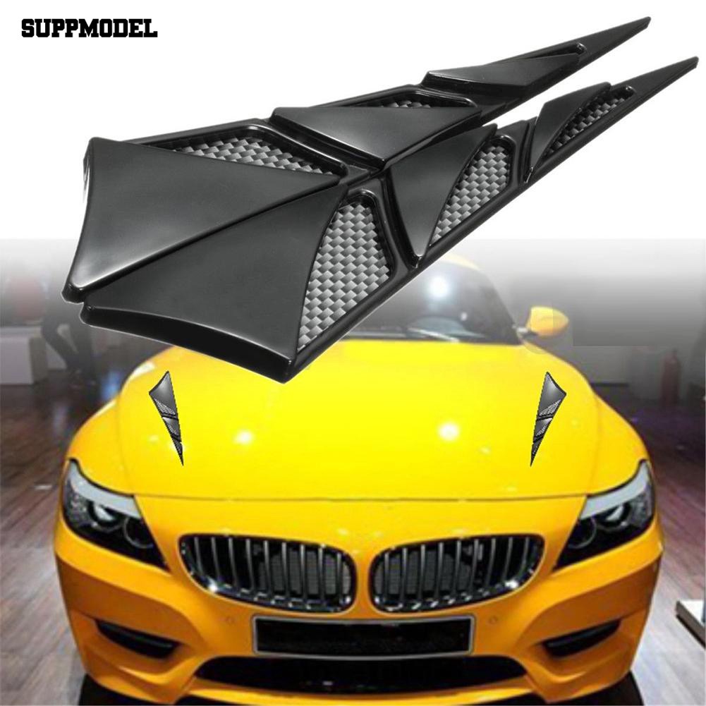 2Pcs Simulasi Hood Ventilasi Samping Mobil