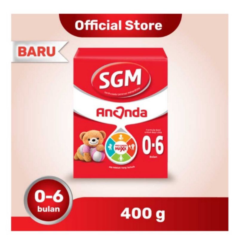 SGM Ananda 1 Susu Formula Bayi 0-6 Bulan 400g