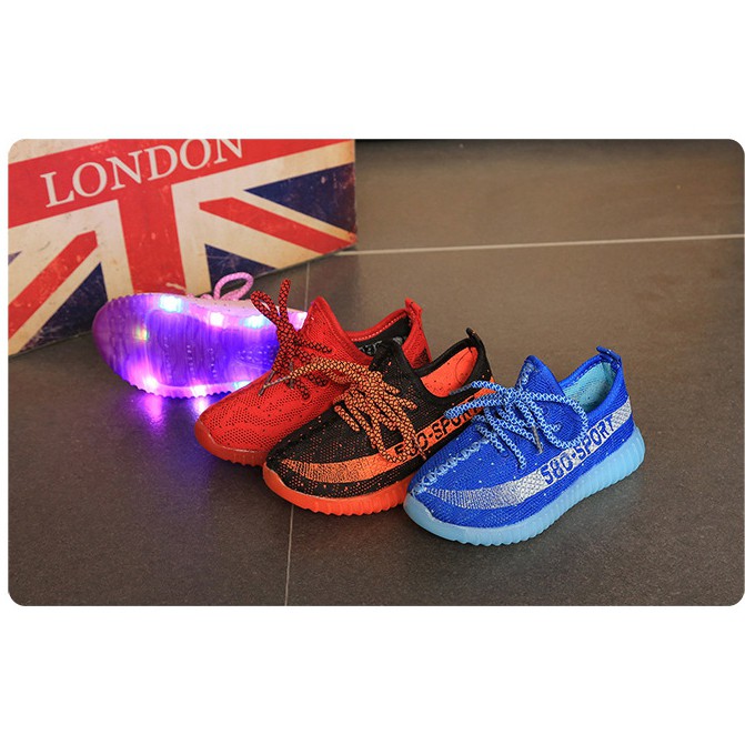 SEPATU SNEAKER ANAK LED | SPORT SHOES LED