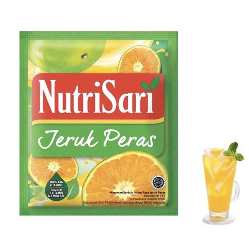 nutrisari jeruk peras 14g 1bungkus