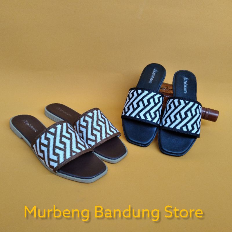 sandal flat wanita terbaru