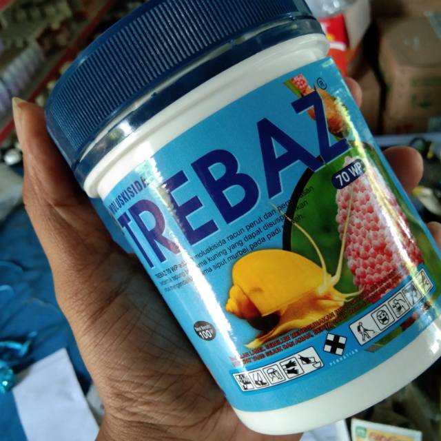 (Good Farming) Pembasmi hama keong siput trebaz 70wp kemasan 100 gram