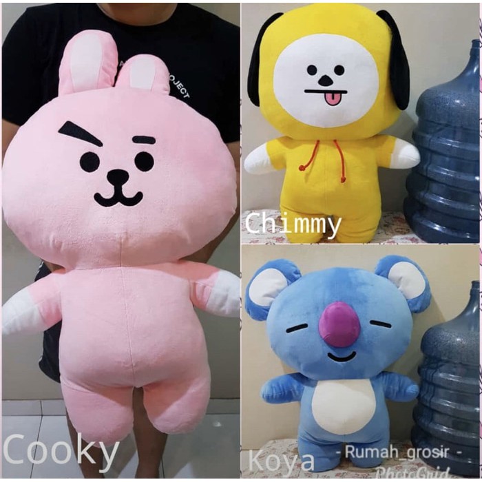 Dijual Boneka BTS BT21 Super Jumbo Besar Berkualitas