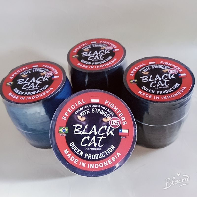 gelasan black cat.1600yard(Benang Gelasan Layang-layang)