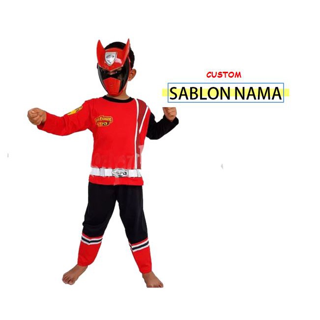 Baju / Stelan / Kostum Anak Power Rangers SPD