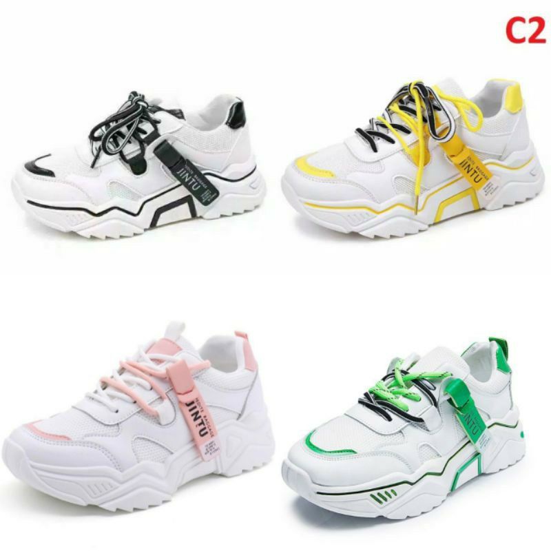 SNEAKER WANITA TERBARU SEPATU JINTU LIMA WARNA PREMIUM ORIGINAL WANITA KOREA TERMURAH