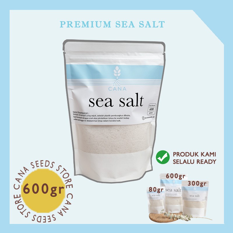 

Seasalt 600 Gram Healthy Premium Garam Laut Uyah Natural