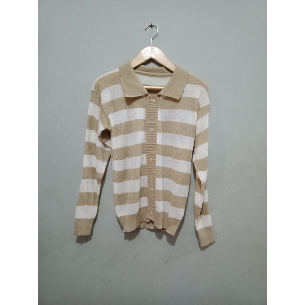 Cardigan crop sweater rajut cardigan wanita