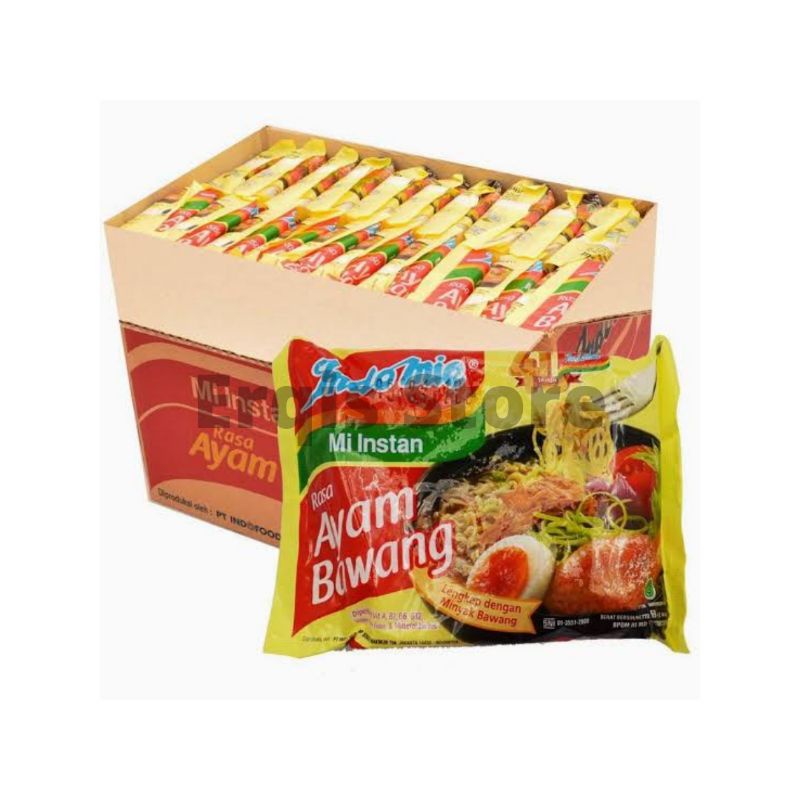 

Indomie Ayam Bawang 1 Dus (40 bungkus)