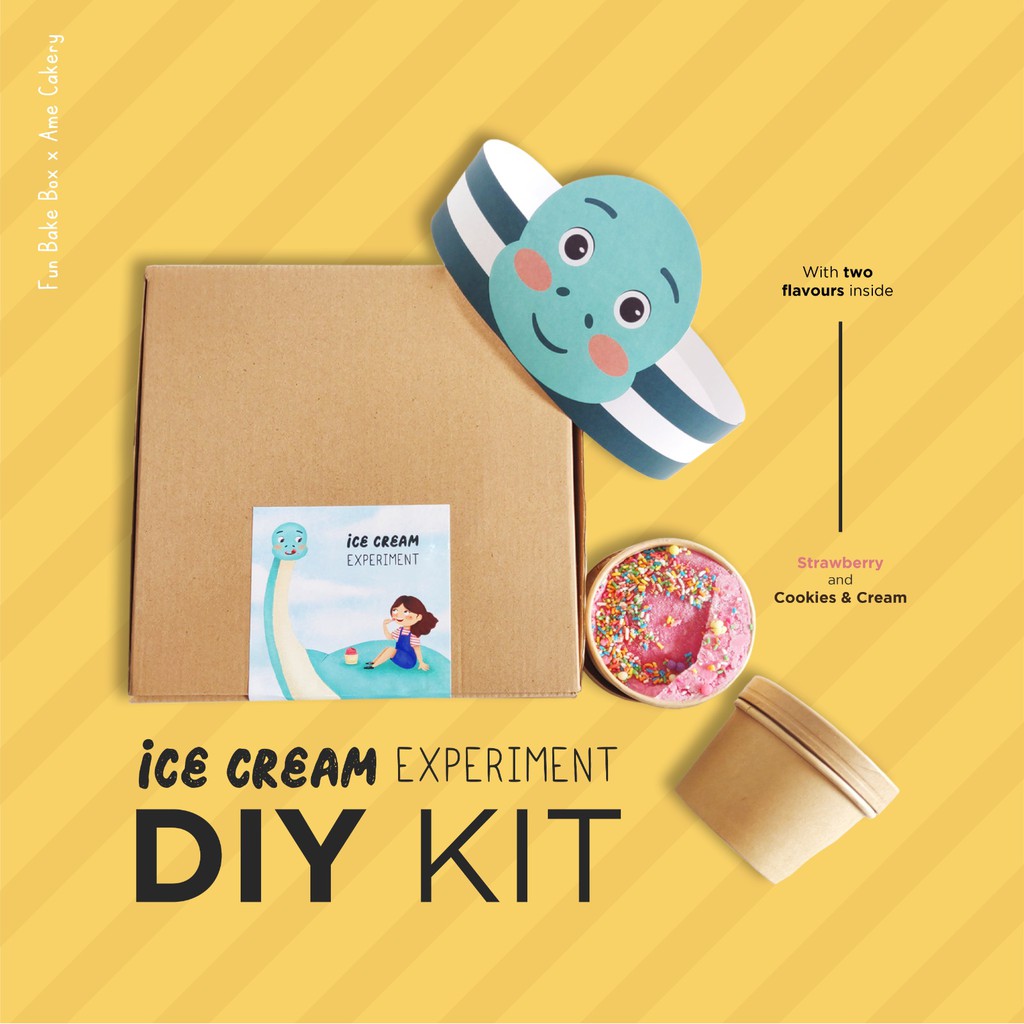 

FunBakeBox - Ice Cream Experiment - DIY eskrim - ice cream mix - NEW!