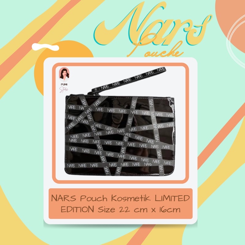 NARS Cosmetics Black Ribbon Pouch