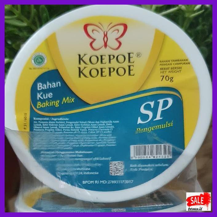 

DERPOWBAKING- KOEPOE KOEPOE SP PENGEMULSI BAHAN KUE 70GR -ASLIII.