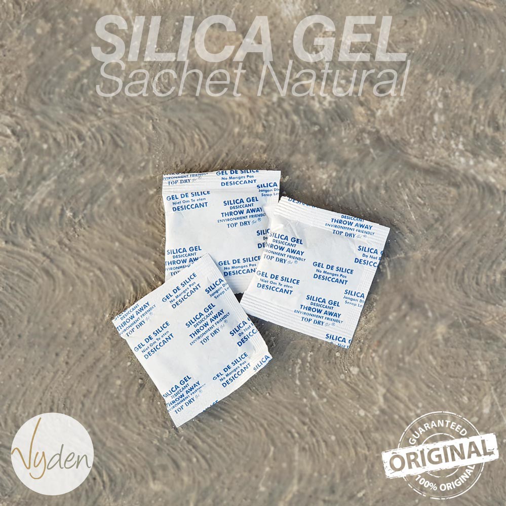 Silica Gel Natural Sachet 1gr 100 Buah GRATIS 10 Buah Food Grade A MURAH