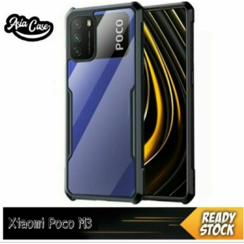 Xiaomi Poco M3 Ipaky XUNDD Hard Soft Case Shockproof Armor Transparan