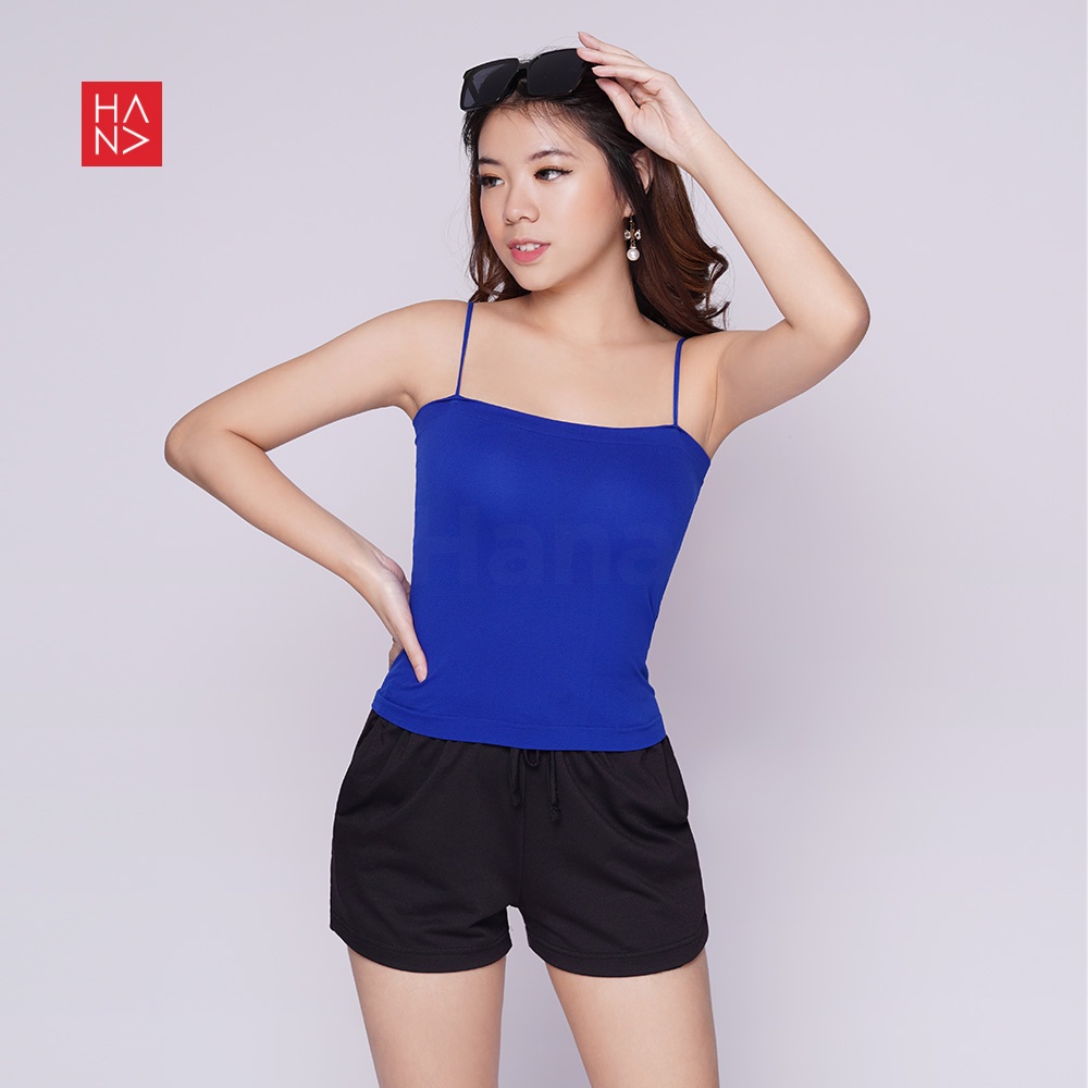 HanaFashion JKT - Kyra Square Tengtop With Bra Cup Wanita Tank Top - TT298