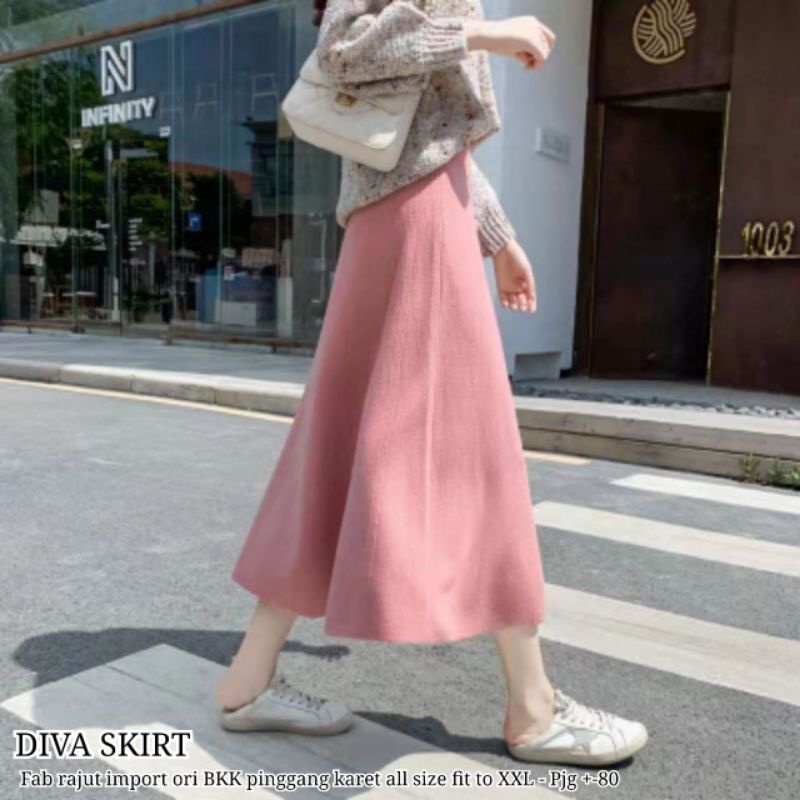 diva skirt import bkk rajut premium