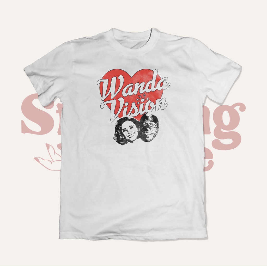 WANDA VISION T-SHIRT | Kaos T-shirt Merchandise Wanda Vision Marvel