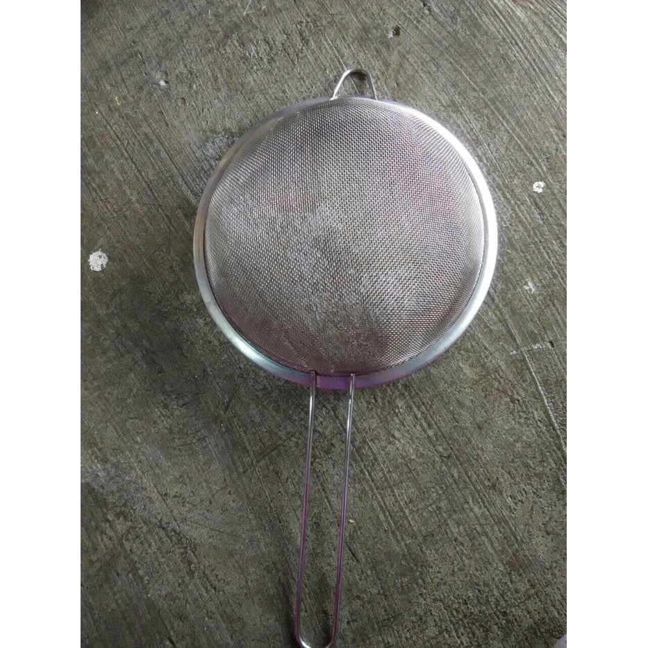 Saringan Goreng Gorengan Kawat Halus Stainless 20cm