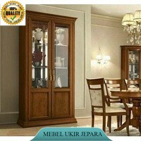 lemari hias minimalis jati, lemari hias mebel jepara, mebel ukir jepara, furnitiure jepara