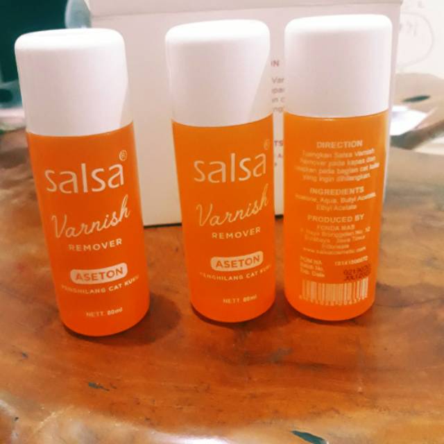 Aseton salsa  varnish remover  pembersih kutek kutex kuku 80 ml besar