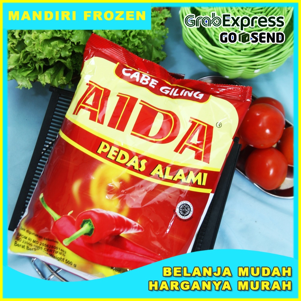 

AIDA Cabe Giling 500gr - Bumbu Masak Bubuk Cabai Giling