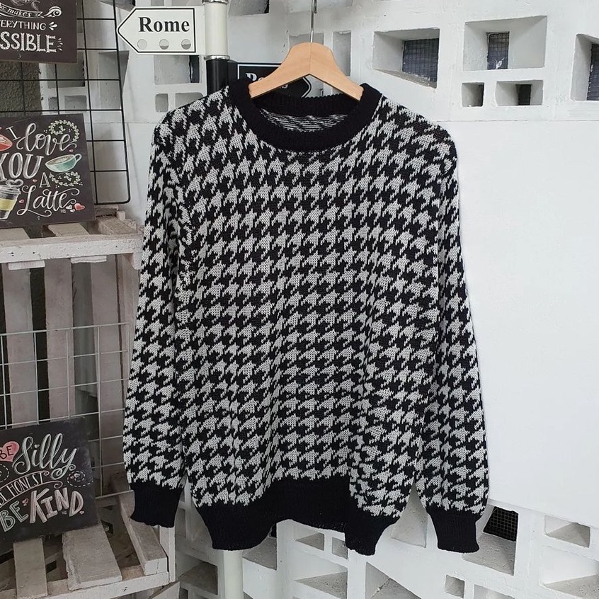 Sweater Outher Rajut Baju Atasan Wanita Kekinian Trendy