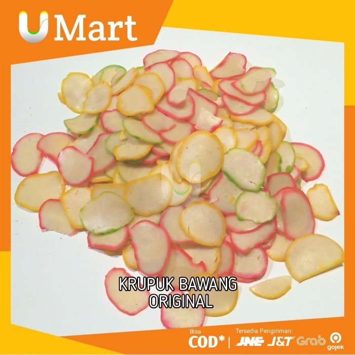 

U Mart - Kerupuk Bawang 1kg Krupuk Warna Warni
