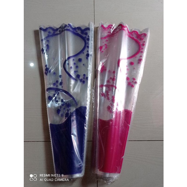 100 pcs plastik bunga mawar / plastik buket bunga