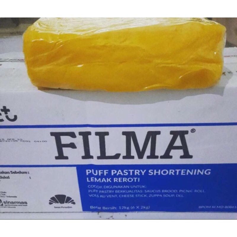 KORSVET SHORTENING Puff Pastry Filma Shortening Margarine Repack 500 Gram Mentega