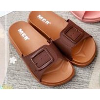 Sandal Slop Jelly Wanita Gesper besar Simple Polos Cantik Casual Elegan Tebal Impor MGR Mokaya Balance(2022)/ Size 36-40 )