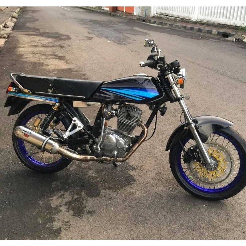 STRIPING STICKER HONDA GL PRO 1994 WARNA BIRU
