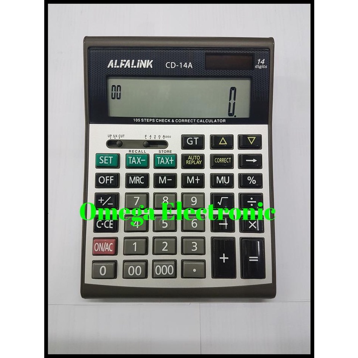

Alfalink Calculator Cd-14A - Kalkulator Meja Check Correct 14 Digits