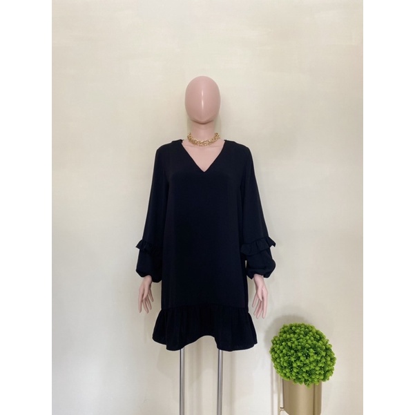 zara dress/ tunik hitam