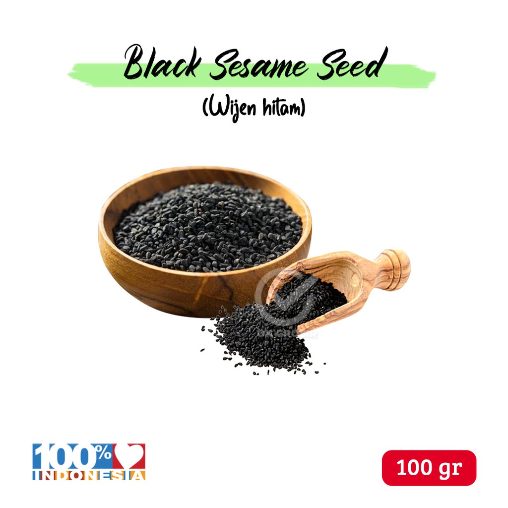 

Wijen Hitam / Black Sesame Seed Organik (100 gr)