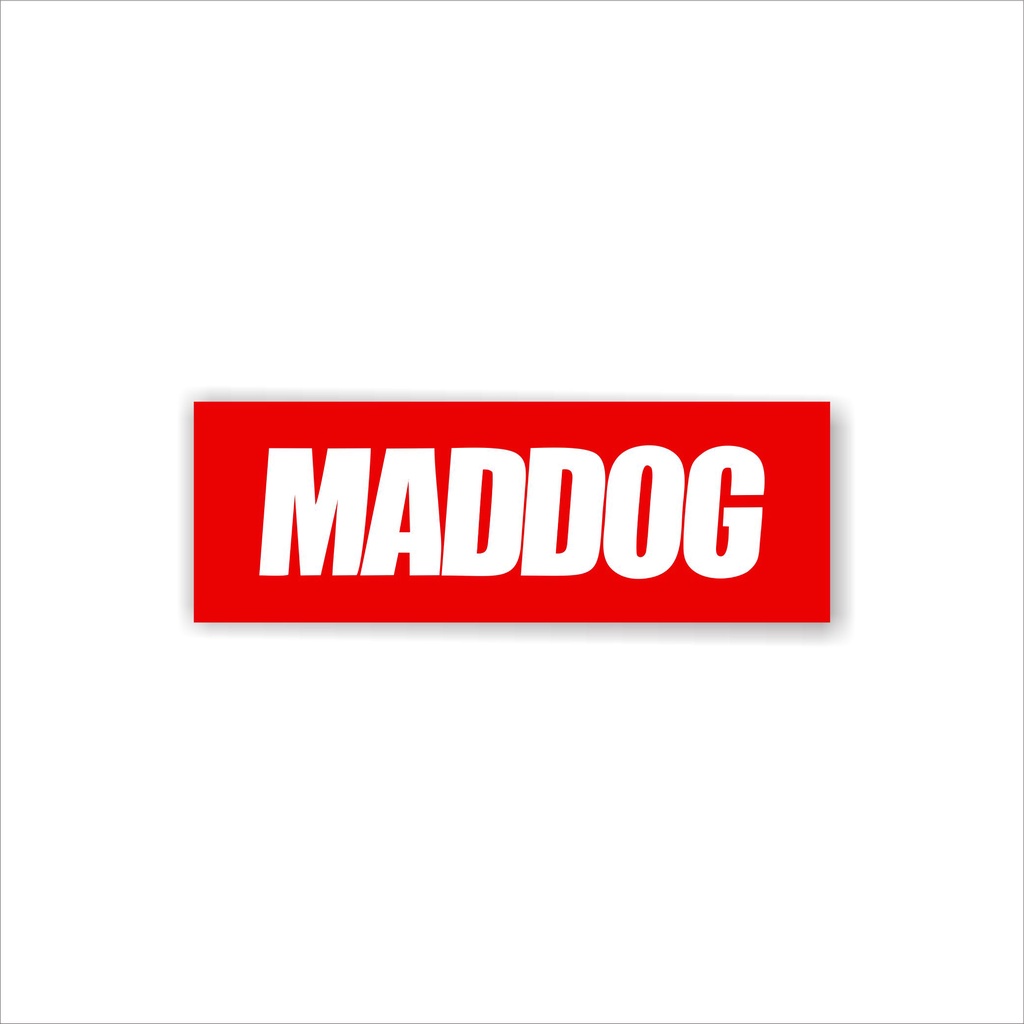 

STIKER BRAND MADDOG STIKER DISTRO HELM MOTOR STRIPING DECAL SATUAN