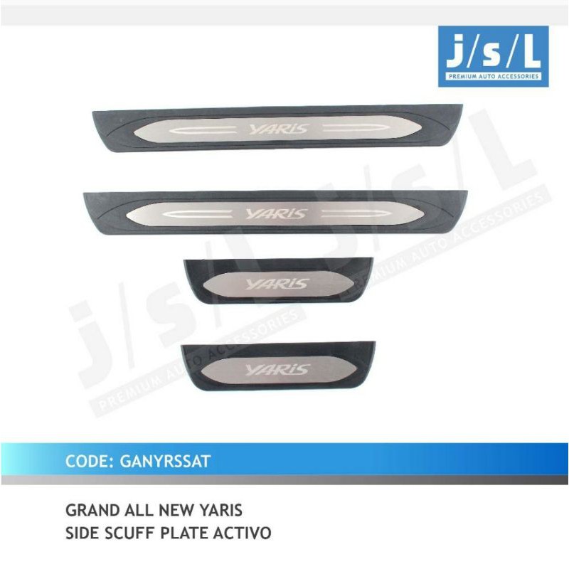 sillplate samping grand all new Yaris activo jsl