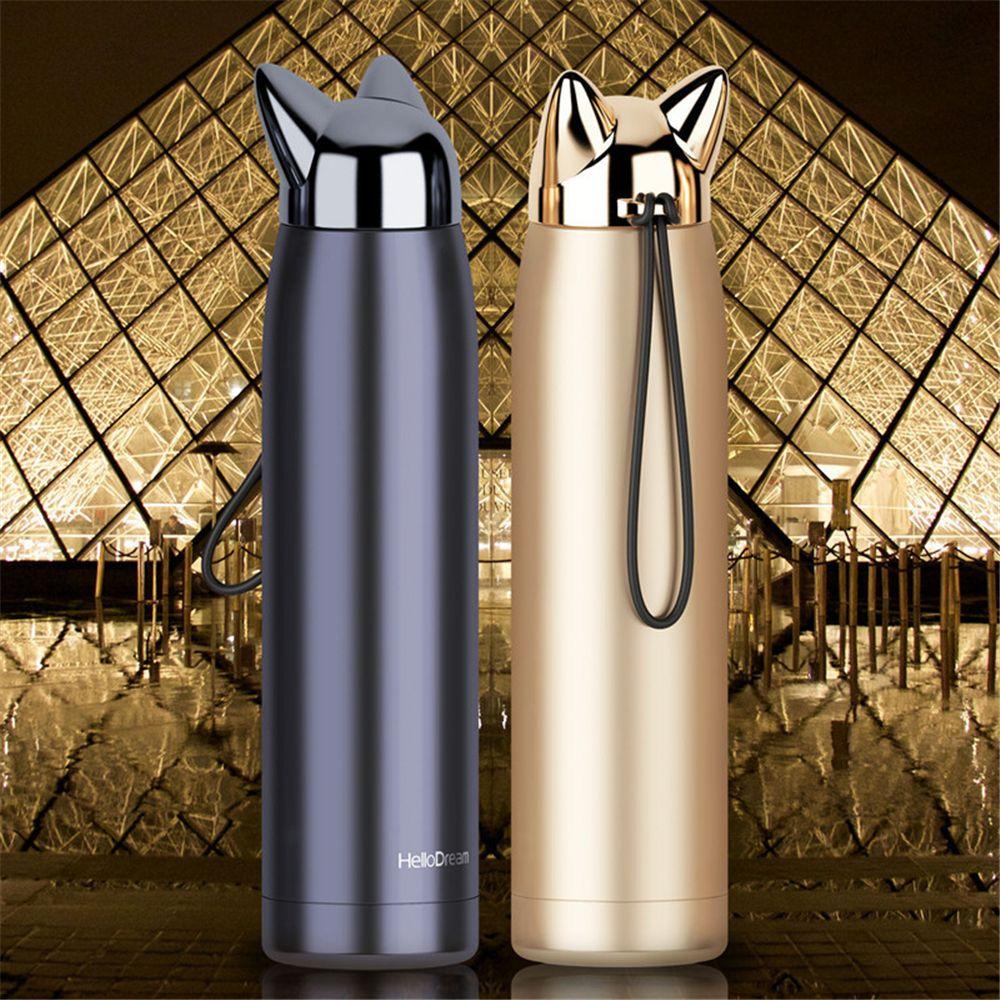 Preva Botol Air Minum Fashion Sport &amp; Gym Termos Minum Vacuum Stainless Steel Vacuum Flasks Double Wall