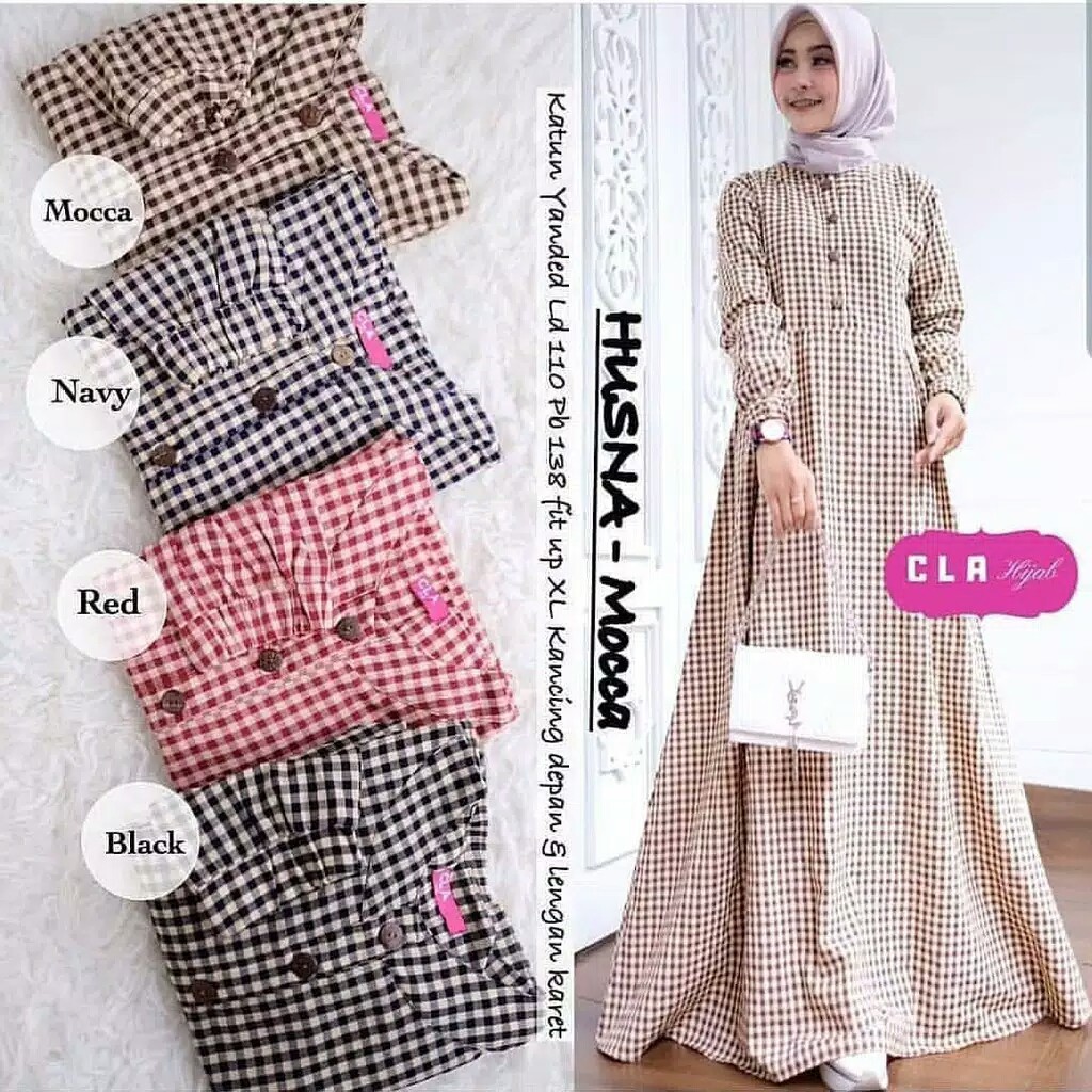 

TERMURAH!! (BAYAR TEMPAT) Gamis Kotak - Kotak 2020