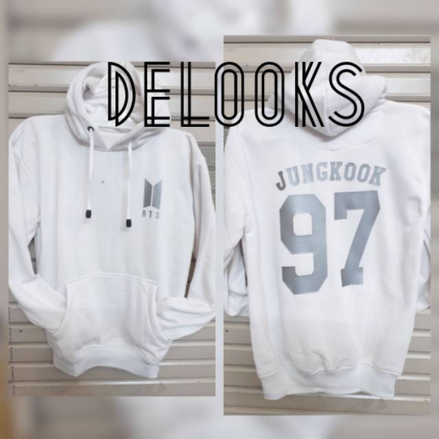 Hoodie BTS with Back Number