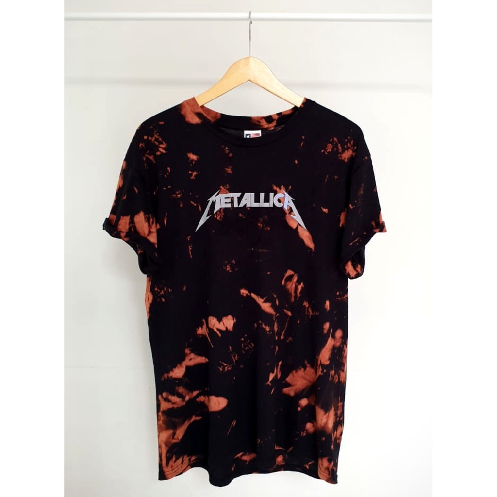 Kaos Tie Dye / Tie Dye Shirt GnR Nirvana Metallica