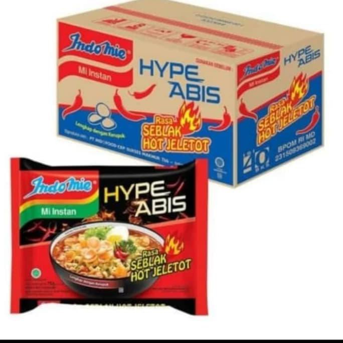 

Terlaris# Promo Indomie Hype Rasa Seblak Hot Jeletot 1 Dus