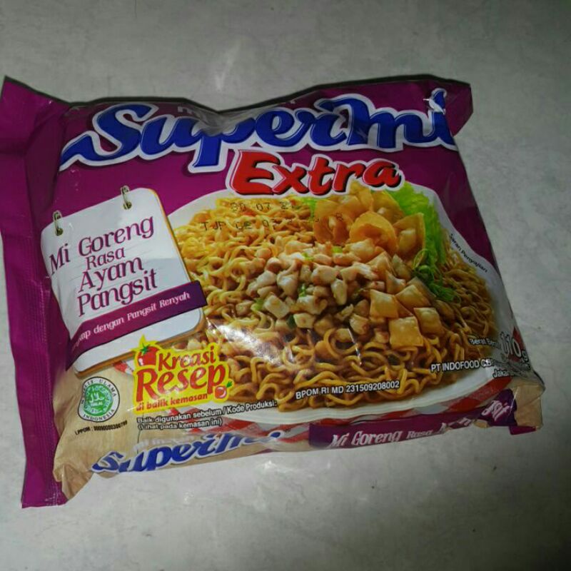 

super mi extra rasa ayam pangsit
